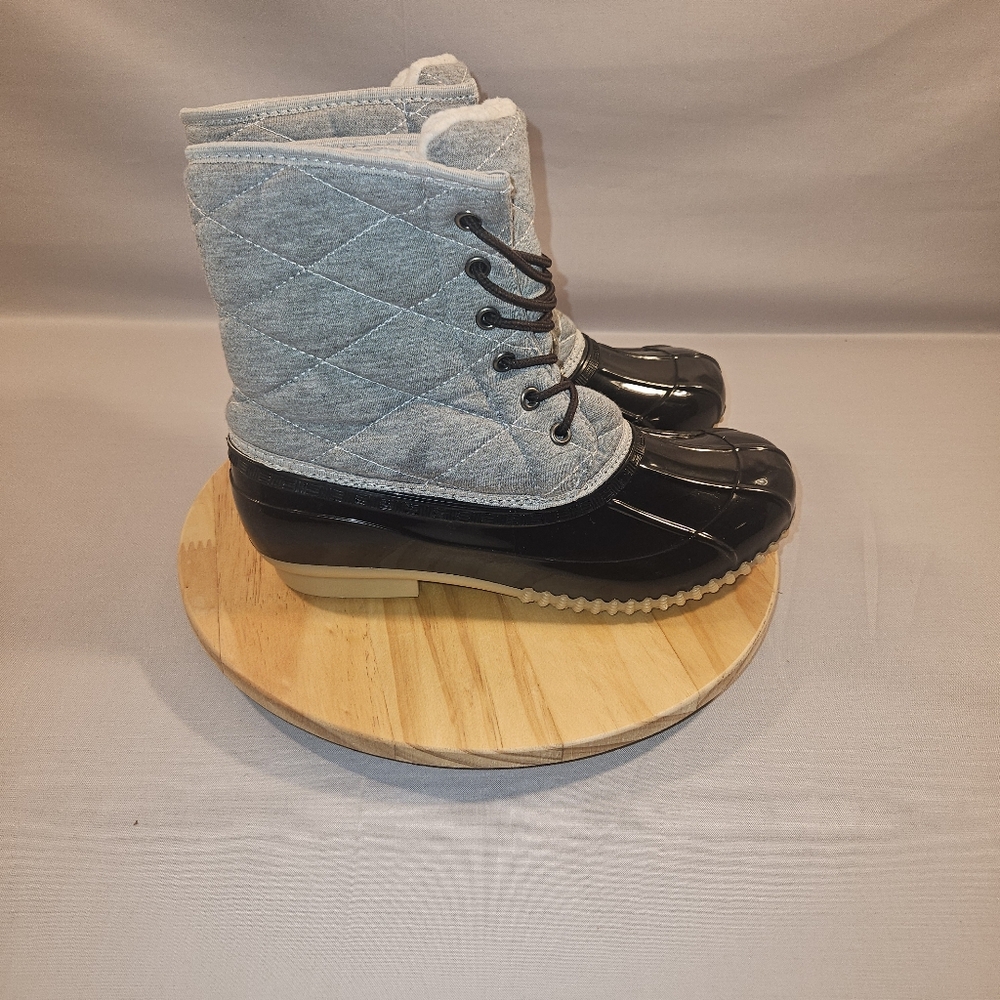 Olivia Miller Plush White Boots